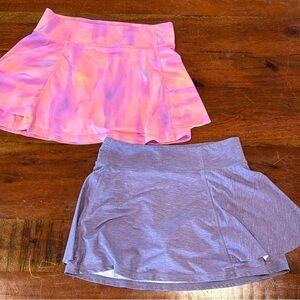 Girls active wear skort set